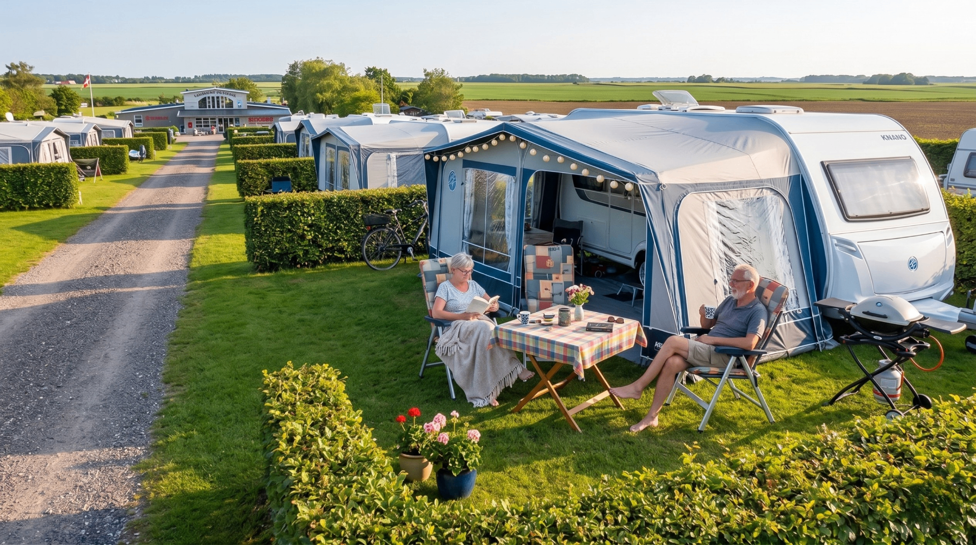 Fastligger på Lægårdens Camping